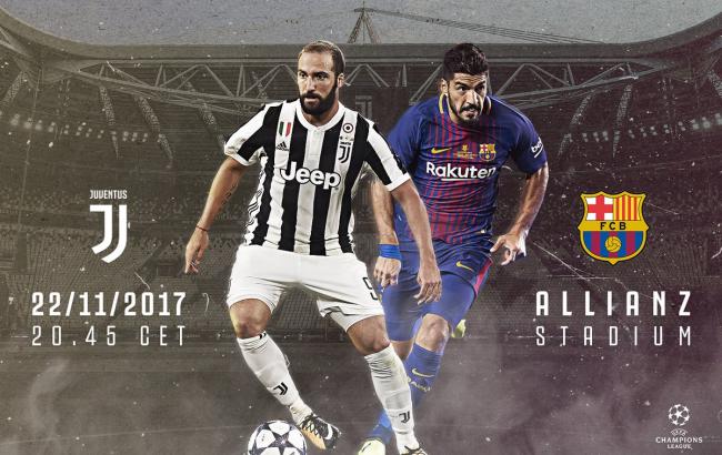 Ювентус - Барселона: онлайн трансляция