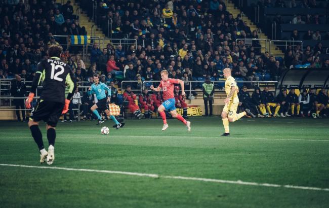 Сборная Украины обыграла Чехию и досрочно выиграла группу Лиги наций