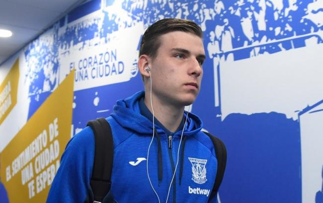 Лунин пропустил два гола в дебютном матче за "Леганес"