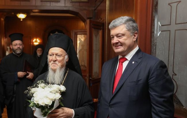 Обнародован текст соглашения Порошенко и Варфоломея