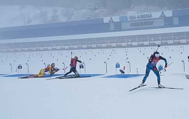 Украинские биатлонистки замкнули пятерку лучших в эстафете в Оберхофе