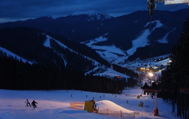 Буковель - известный горно-лыжный курорт Ивано-Франковской области