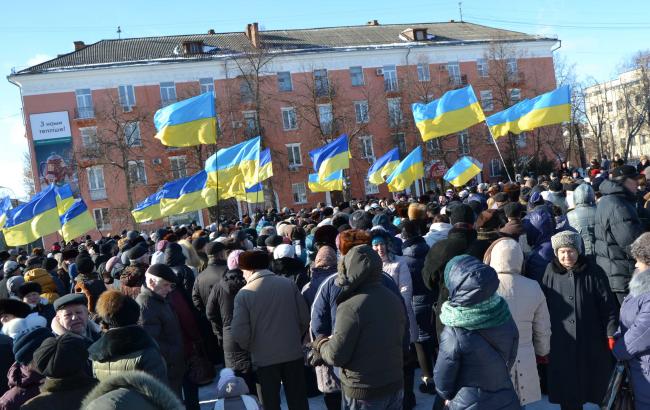 В Белой Церкви митингующие требовали снизить тарифы