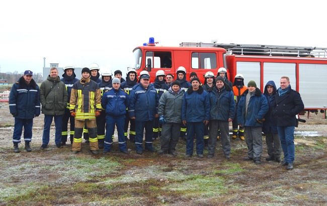 Сотрудники "БРСМ" Киевской области провели противопожарные тренировки