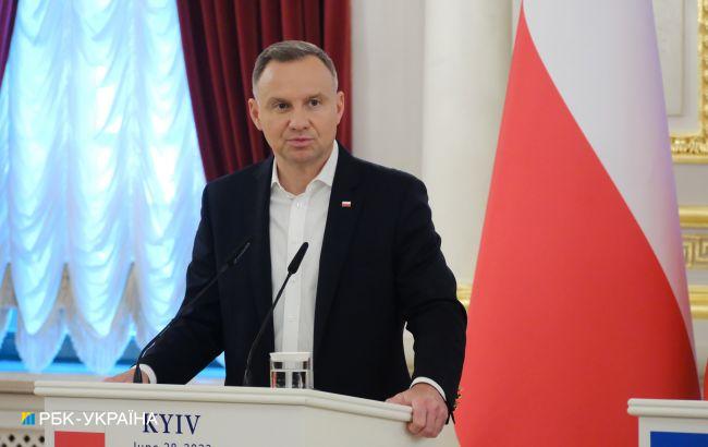 Дуда очікує на конкретні рішення НАТО через перекидання "вагнерівців" до Білорусі