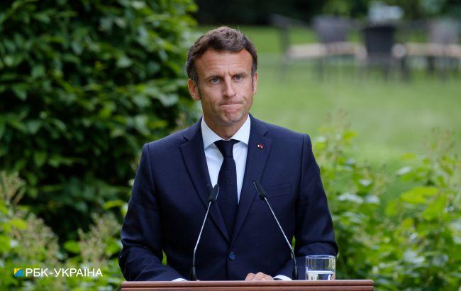 Макрон назвав вступ України до НАТО малоймовірним через "позицію Росії"