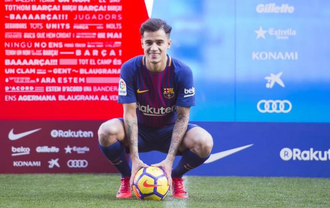 Новичок "Барселоны" Коутиньо пропустит три недели из-за травмы