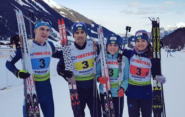 Украина победила в последней гонке чемпионата Европы по биатлону