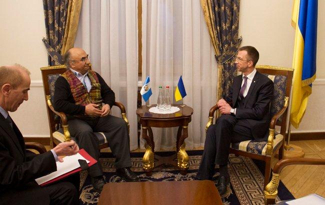 Госсекретарь Украины провел встречу с послами Гватемалы и Мавритании