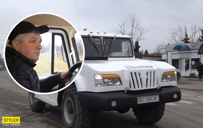В Тернополе создали уникальный внедорожник "Украина": поражает своими размерами