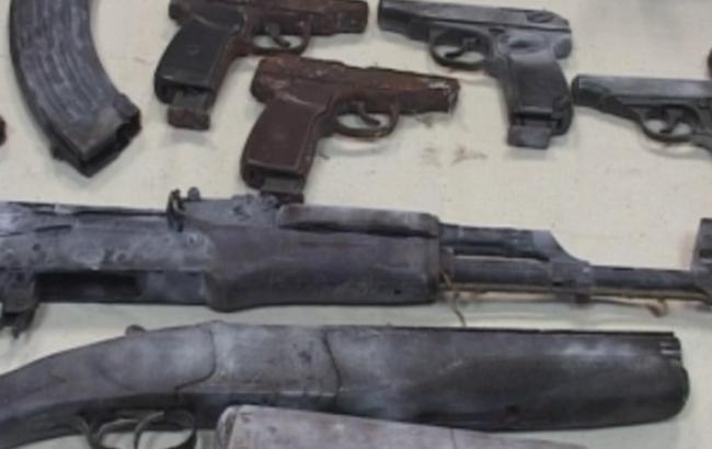 СБУ в Донецькій області виявила схованку терористів ДНР з арсеналом зброї