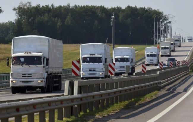 "Гумконвой" РФ привіз на Донбас обладнання для полігону бойовиків, - РНБО