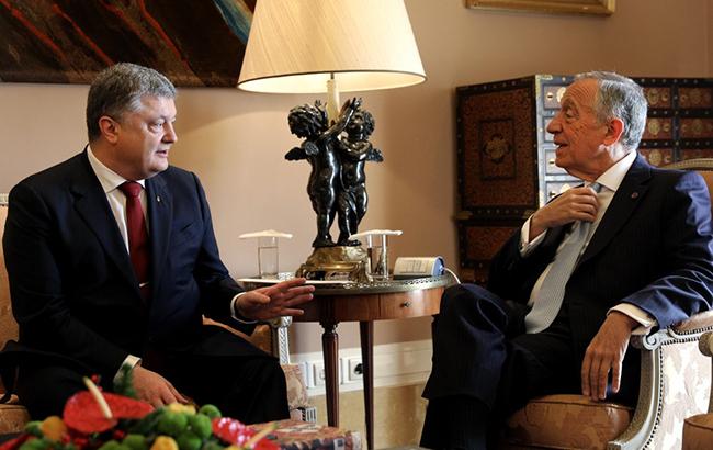 Порошенко обсудил с президентом Португалии размещение миротворцев ООН на Донбассе