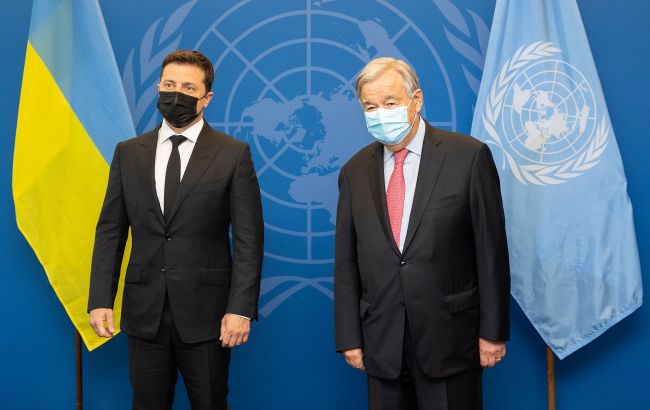 Зеленський закликав генсека ООН підтримати Кримську платформу