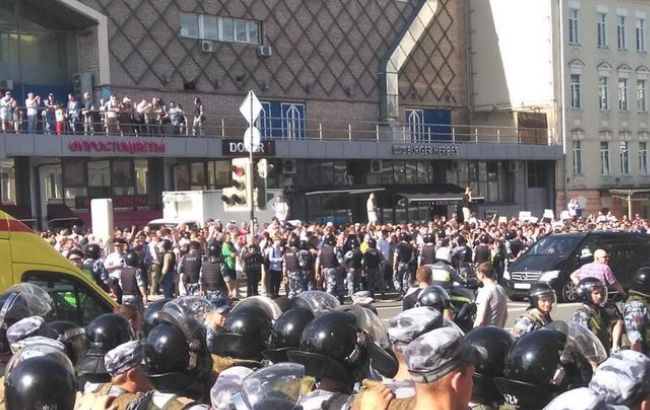 В РФ во время акции задержали 317 человек