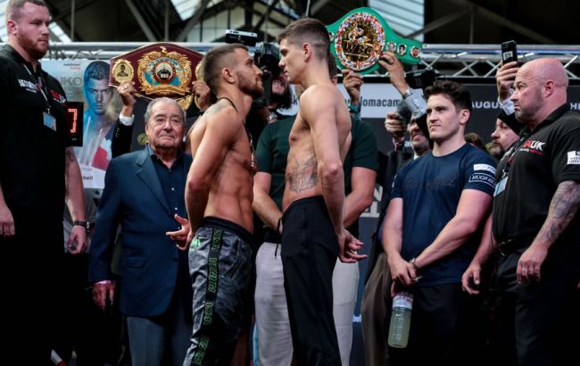 Ломаченко и Кэмпбелл прошли процедуру взвешивания перед боем