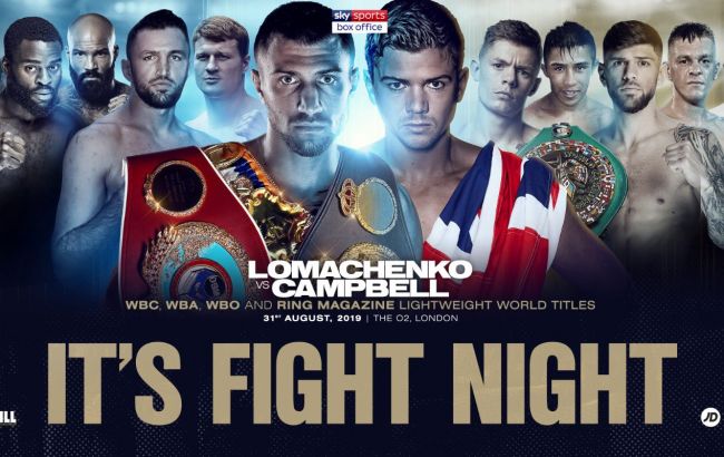 Ломаченко - Кемпбелл: де дивитися бій