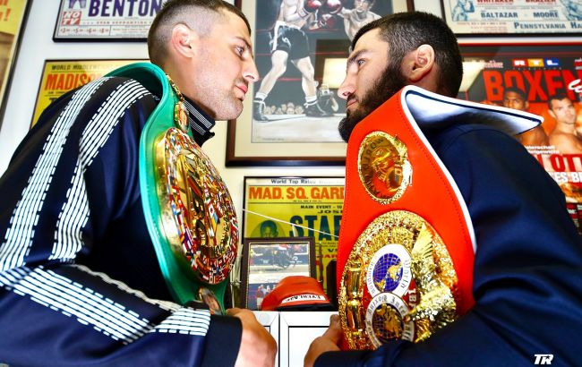 Гвоздик и Бетербиев провели финальную дуэль взглядов