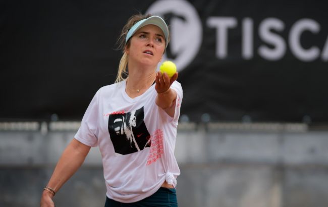 Стартовый матч Свитолиной на турнире в Риме прерван из-за дождя