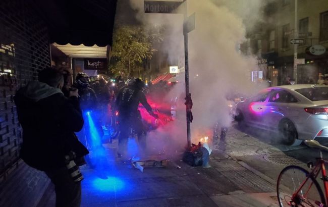 У Нью-Йорку в ході протестів після виборів затримали понад 20 осіб