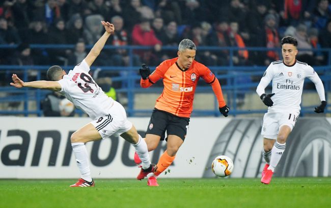 "Шахтар" переміг "Бенфіку" в першому матчі 1/16 фіналу Ліги Європи