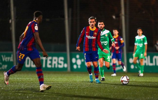 "Барселона" с трудом обыграла команду третьего дивизиона в Кубке Испании
