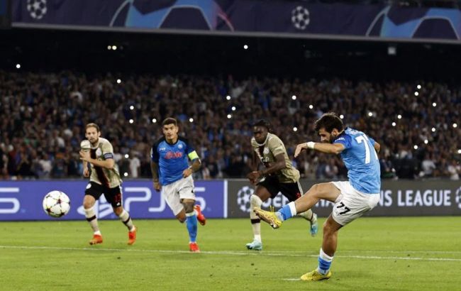 Ліга чемпіонів: "Наполі" переграв "Аякс" і вийшов у плей-офф, "Брюгге" встояв у Мадриді