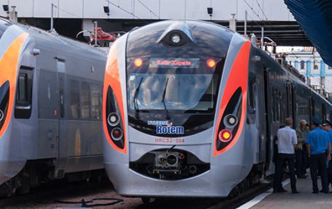 Маршрут поезда Интерсити+ Киев-Днепропетровск с 28 ноября будет продлен до Красноармейска