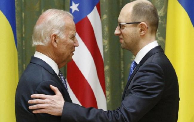 Зустріч Байдена та Яценюка проходить у Києві