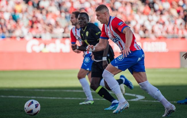 Украинец Довбик дублем обеспечил "Жироне" камбэк в чемпионате Испании: видео