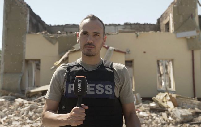 "Ланцет" атакував під час зйомок: журналіст Welt отримав поранення на сході України