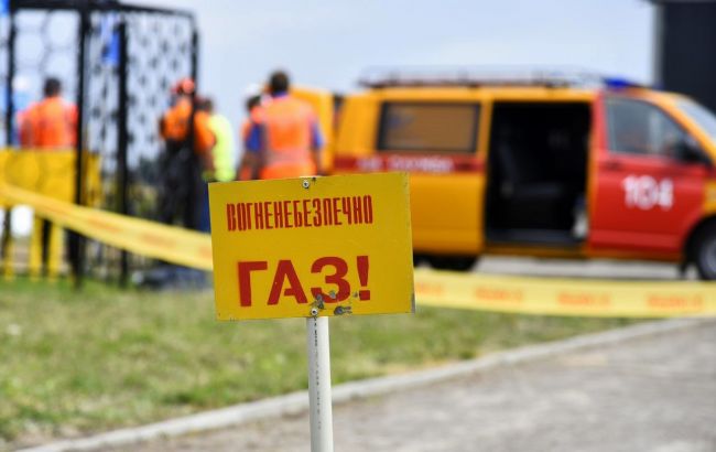 В Чабанах прорвало газопровод высокого давления, выход газа прекращен