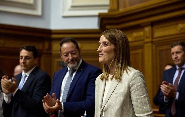 Метсола в Раде: вступление Украины в ЕС само по себе является гарантией безопасности