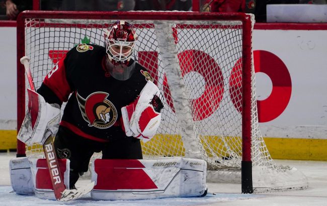 Воротар "Оттави" з дуетом колег окупував топ-3 зірок вечора НХЛ: відео