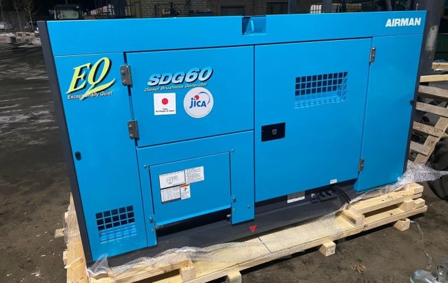 До України прибули 25 генераторів з Японії: як їх будуть використовувати