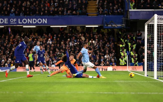 "Манчестер Сити" минимально одолел "Челси" и продолжил преследование "Арсенала" в АПЛ