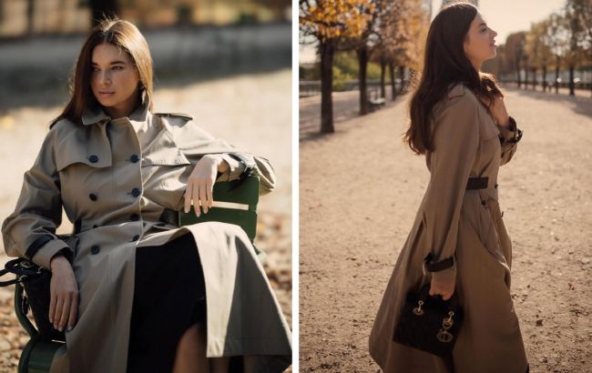 Як виглядає наймодніший тренч на осінь 2025: приклад від дружини Усика
