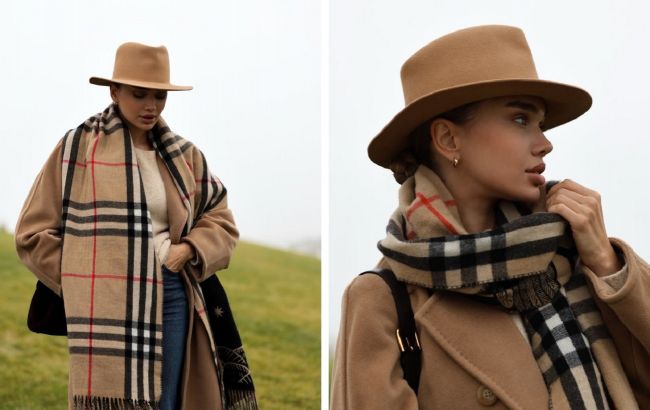 Довге пальто та уггі: модний образ блогерки Саші Бо на зиму