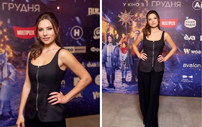 Альтернатива сукні на Новий рік: Тоня Хижняк показала елегантний лук із костюмним жилетом