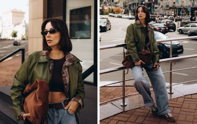 Як створити осінній образ у стилі 90-х: стильний приклад від колишньої Розового