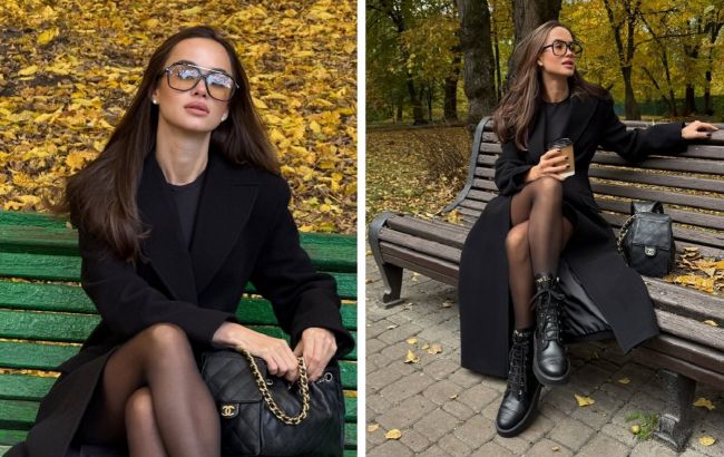 Черевики на тракторній підошві - головний хіт 2025: приклад від блогерки Парфільєвої