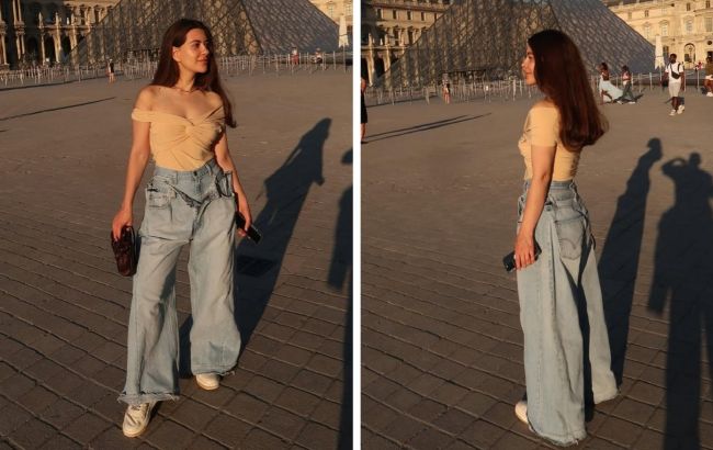 Як виглядають наймодніші джинси на осінь 2025: приклад від Раміни