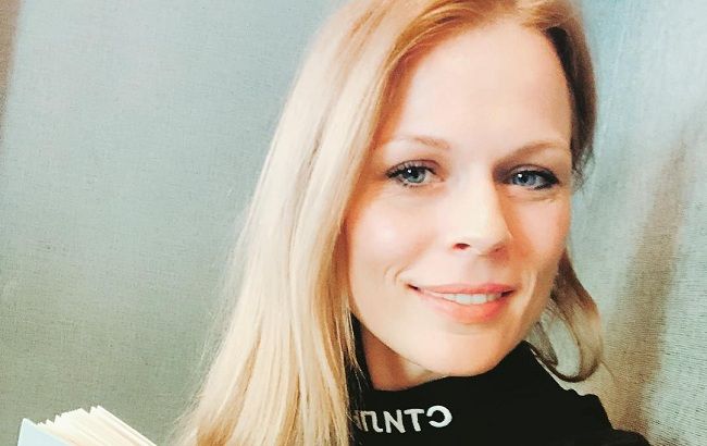 Стильный выход: Ольга Фреймут покрасовалась в элегантном платье от Chloe