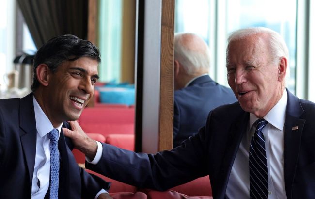 Сунак вирушить до Байдена домовлятися про військову допомогу для України