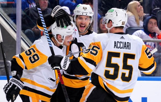 Оборонець "Піттсбурга" з півдюжиною асистів став головною зіркою вечора НХЛ: відео