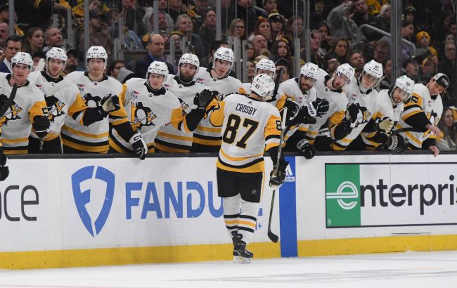 Лидер "Питтсбурга" с победным дублем стал главной звездой вечера НХЛ: видео