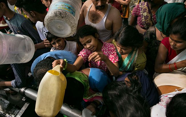 Один из крупнейших городов Индии почти неделю без воды