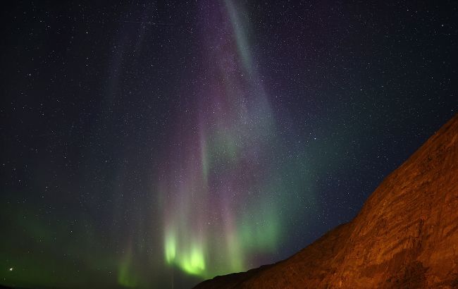 В Украине заметили полярное сияние (фото)