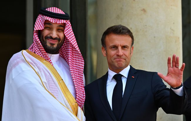 Макрон прийме наслідного принца Саудівської Аравії. Проситиме вплинути на РФ, - Politico