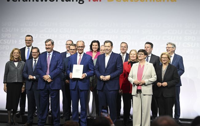 П&rsquo;ята в історії: у Німеччині офіційно підписали коаліцію ХДС і СДПН